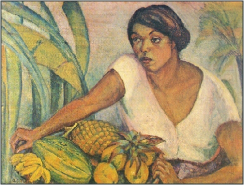 Pintura "Tropical" de Anita Malfatti
